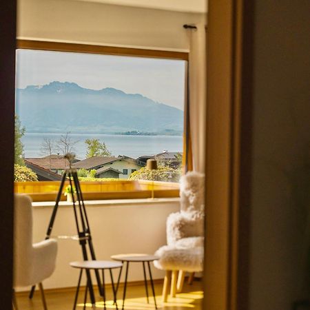 Chalet Am See - Seeblick Bergblick Modern Charmant Neu Seeon-Seebruck Exterior foto