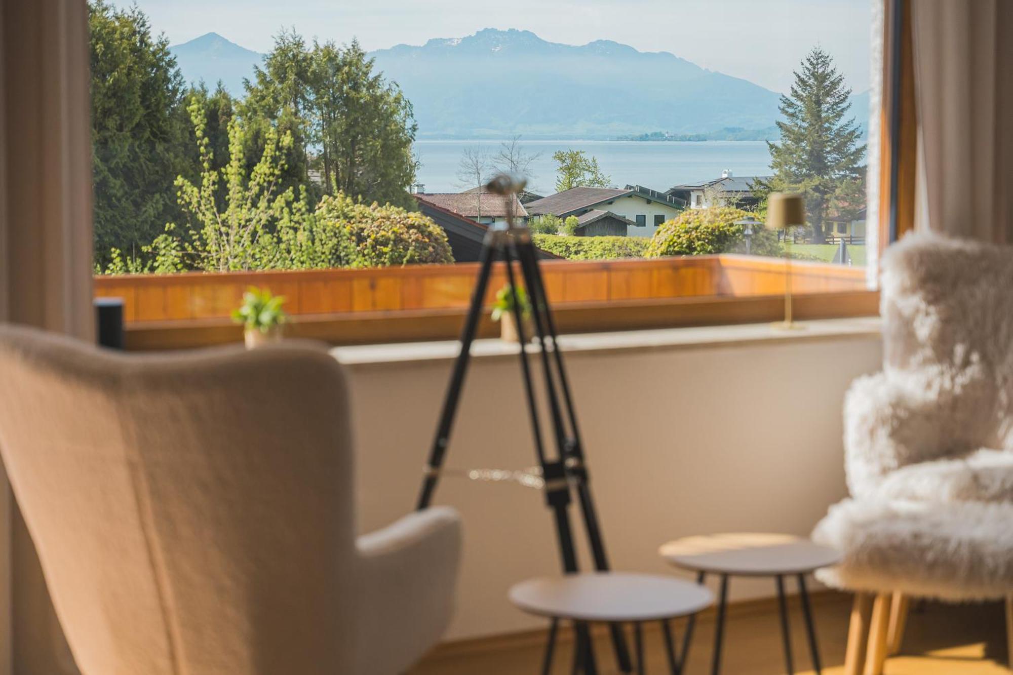 Chalet Am See - Seeblick Bergblick Modern Charmant Neu Seeon-Seebruck Exterior foto
